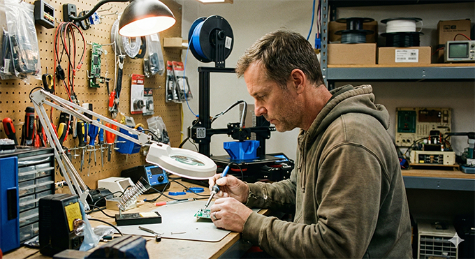 Don't Buy Him a Gadget. Let Him Build It: Gift Ideas for the 'Garage Maker'